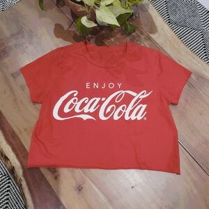 COCA COLA® Cropped Red Tee